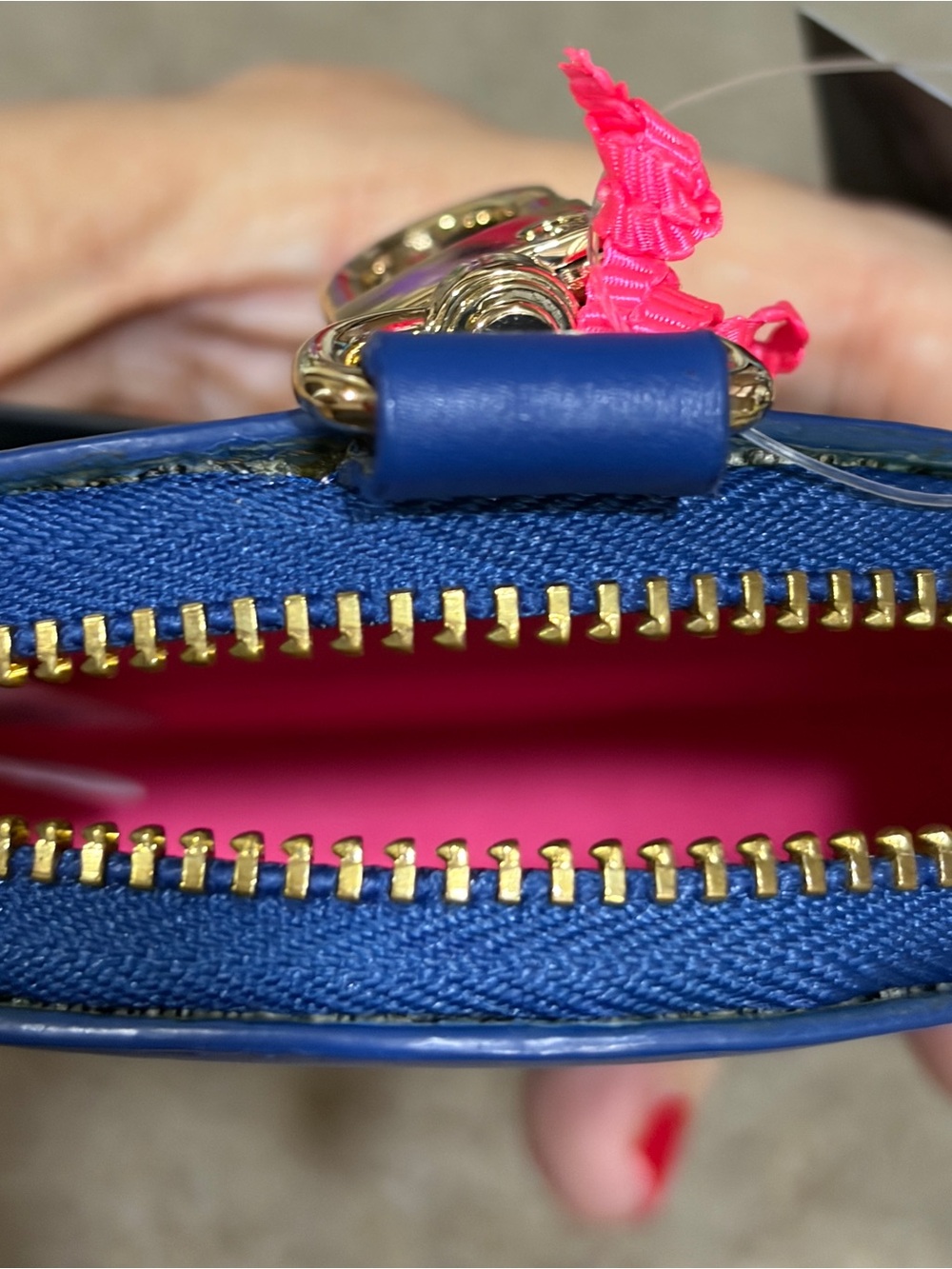 Official MLB Texas ALLSTAR Game Blue Leather Coin Purse Bag Charm ASTROS RANGERS - Picture 5 of 5